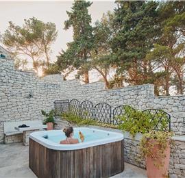 6 Bedroom Extensive Beachfront Villa with Heated Pool in Supetar, Brac Island, Sleeps 12